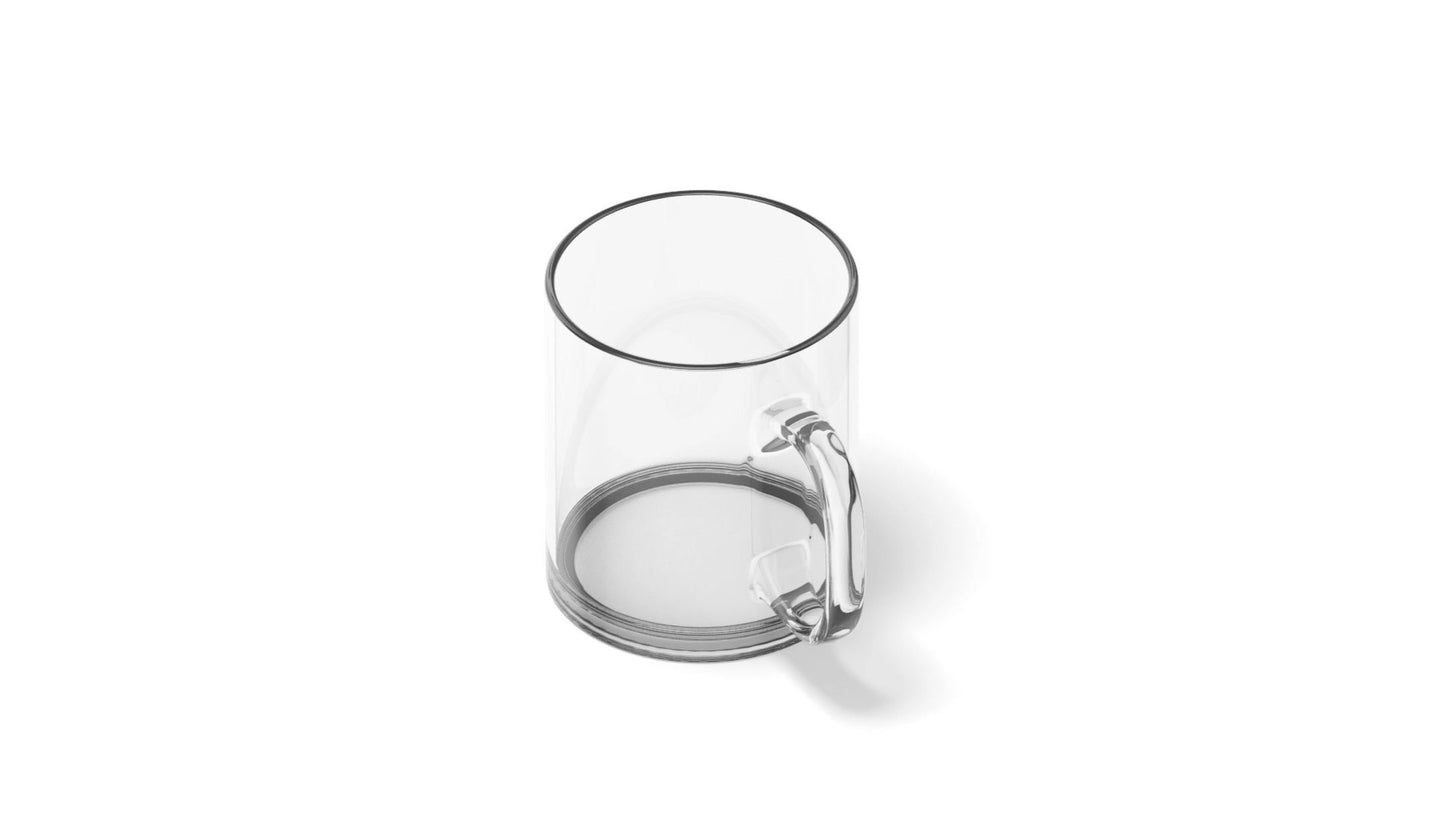 Sublimation glass mug + individual box