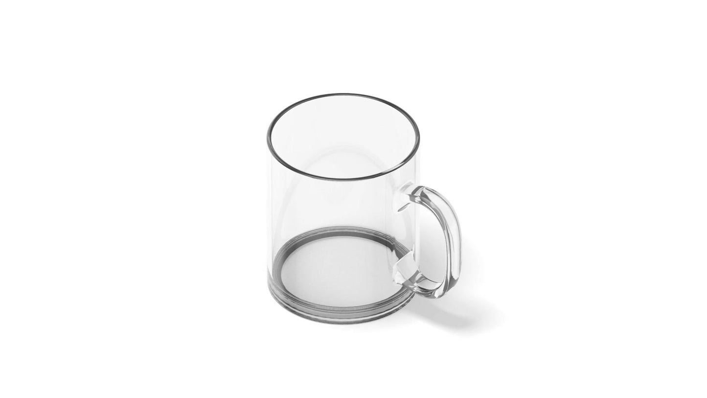 Sublimation glass mug + individual box
