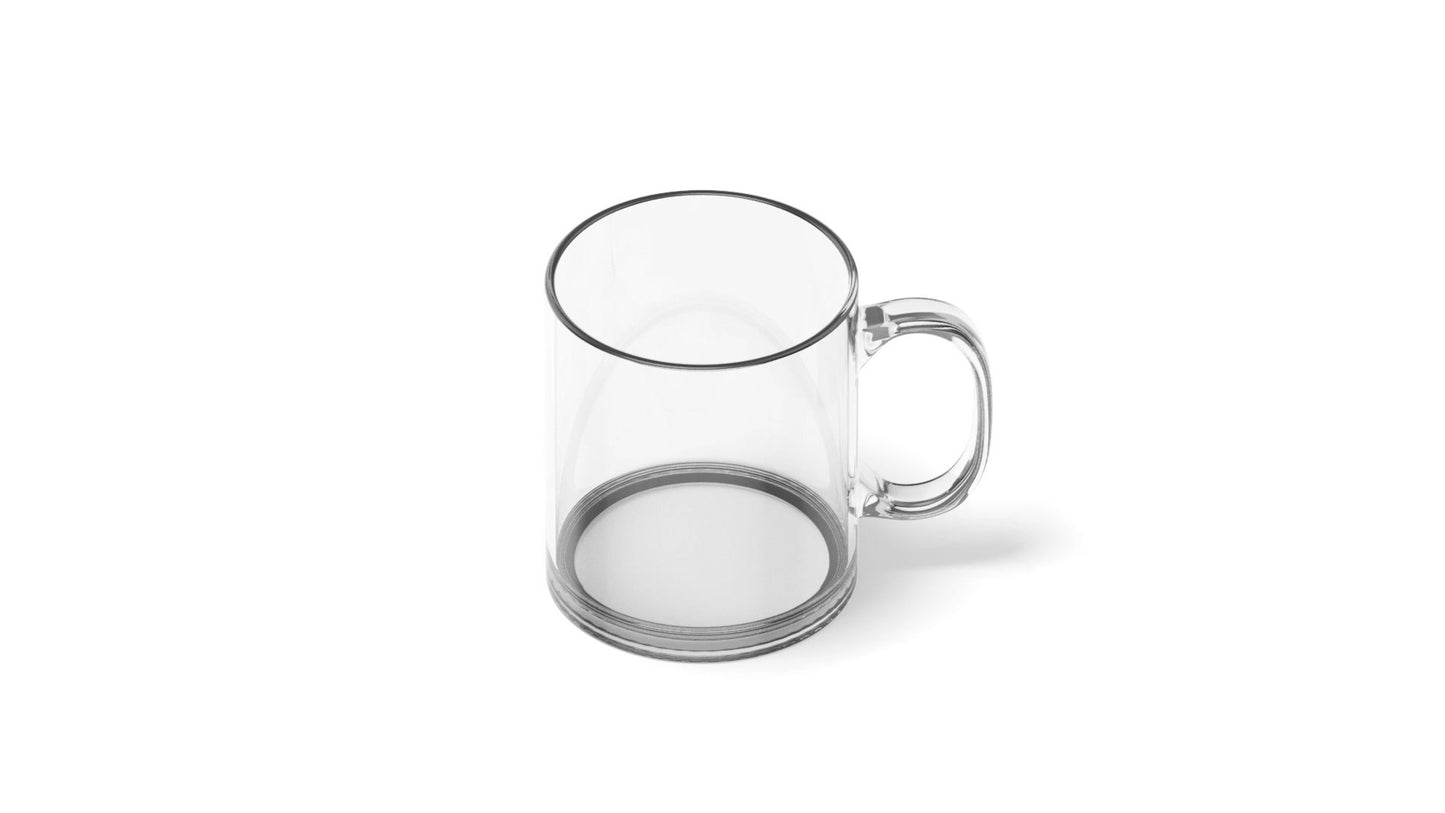 Sublimation glass mug + individual box