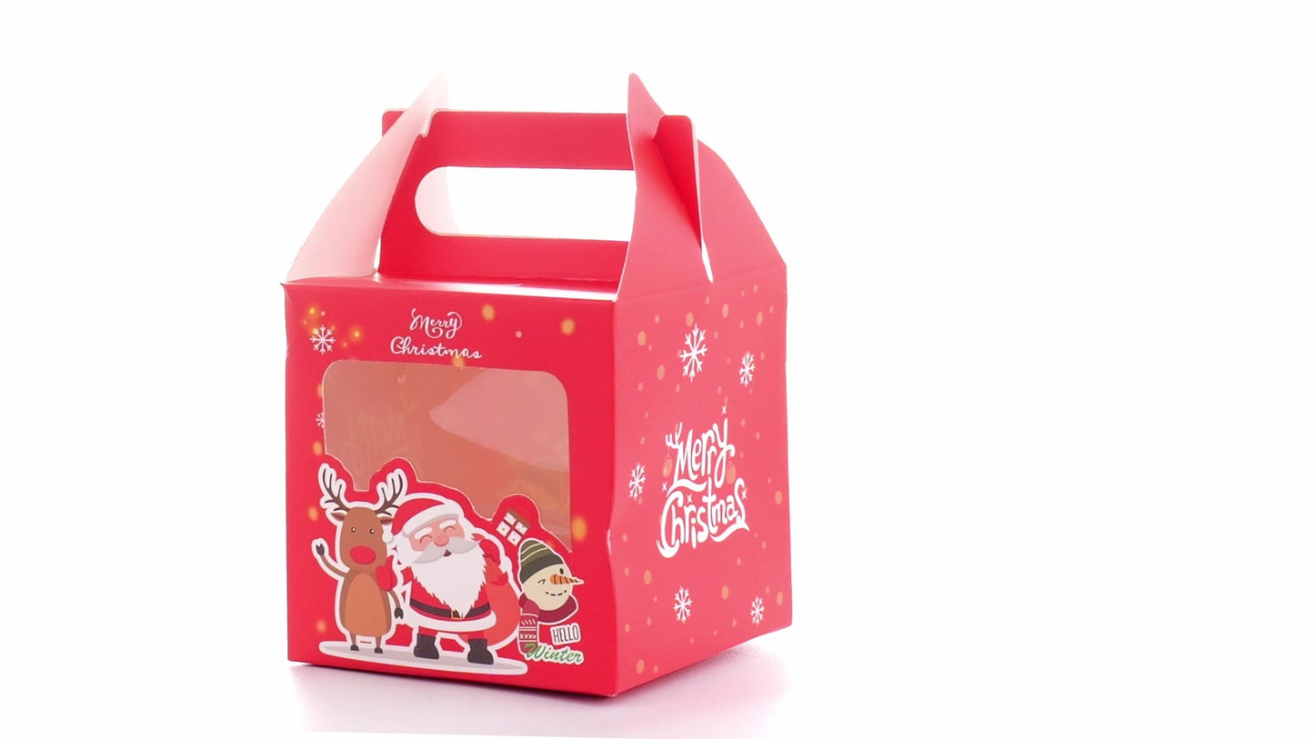3D Merry Christmas red dog bowl