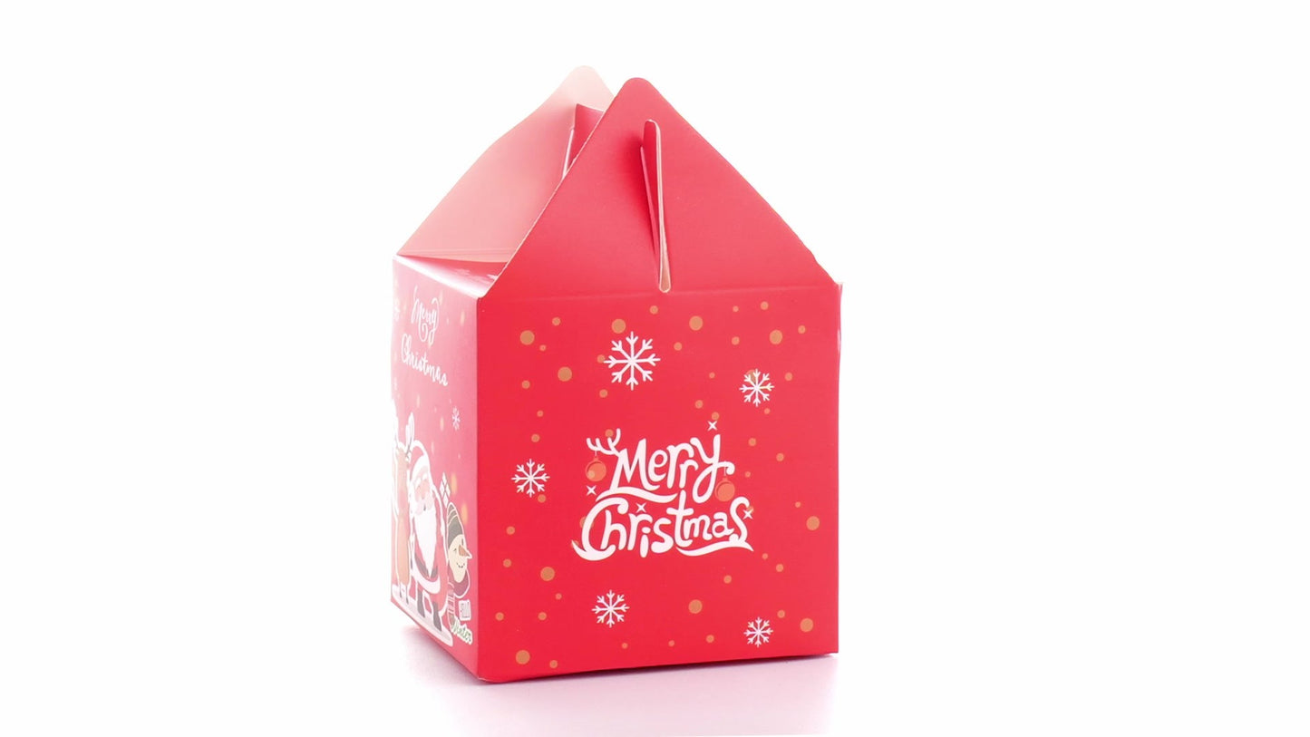 3D Merry Christmas red dog bowl