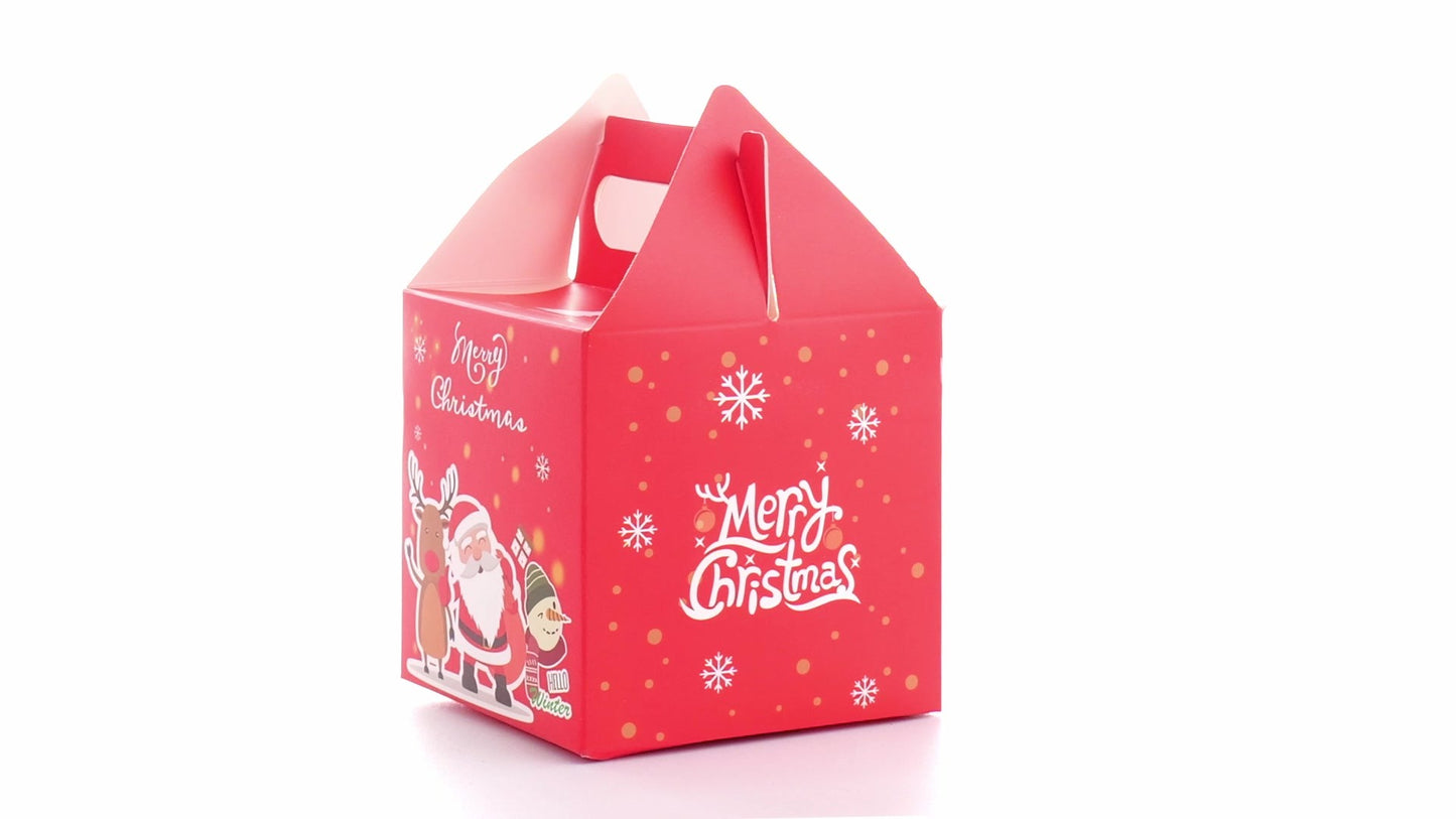 3D Merry Christmas red dog bowl