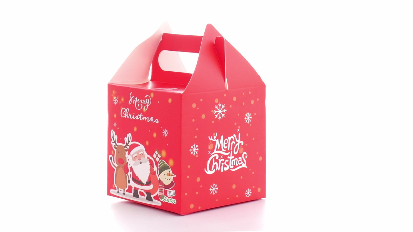 3D Merry Christmas red dog bowl