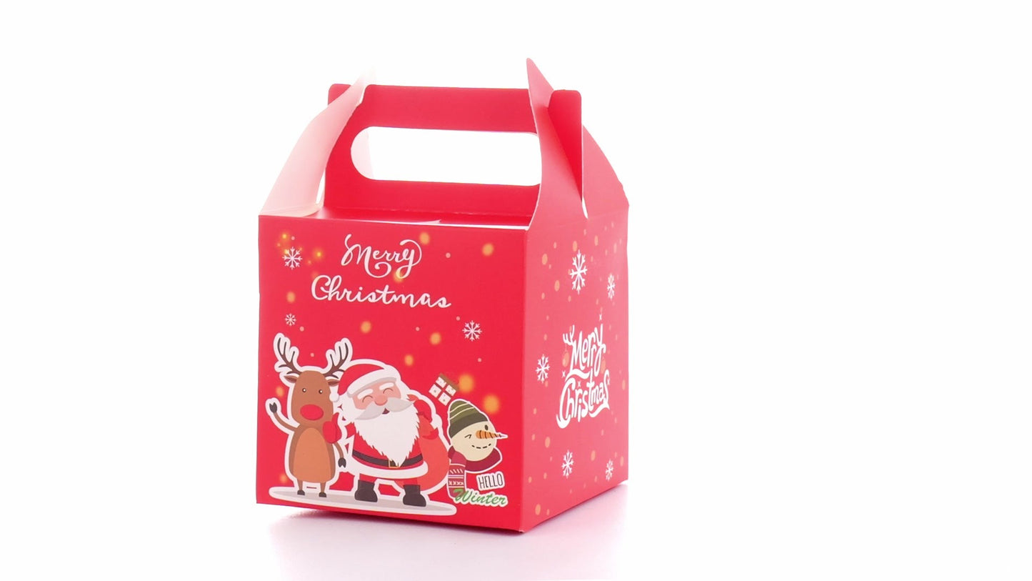 3D Merry Christmas red dog bowl