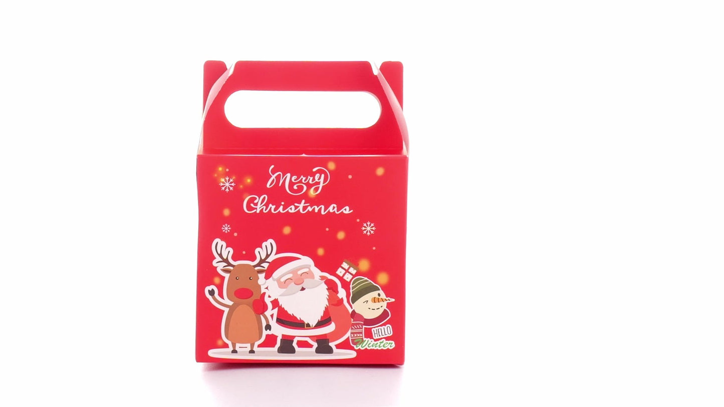 3D Merry Christmas red dog bowl