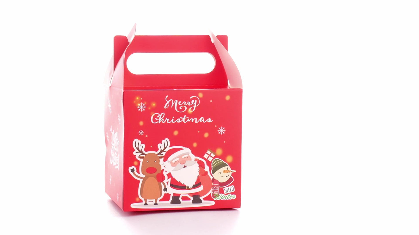 3D Merry Christmas red dog bowl