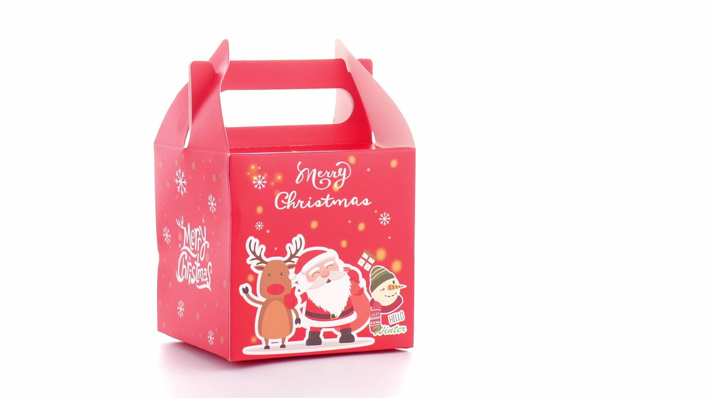 3D Merry Christmas red dog bowl