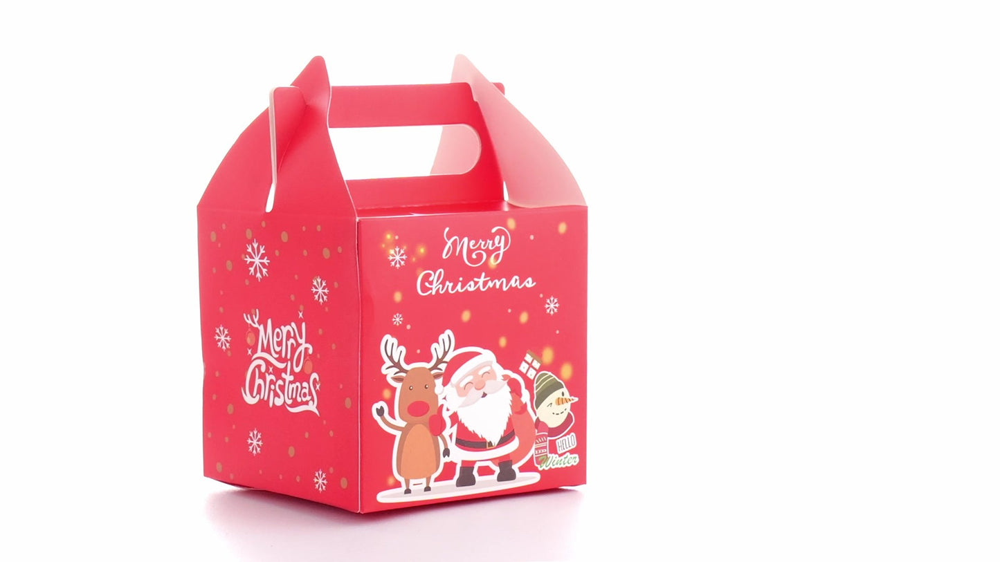 3D Merry Christmas red dog bowl