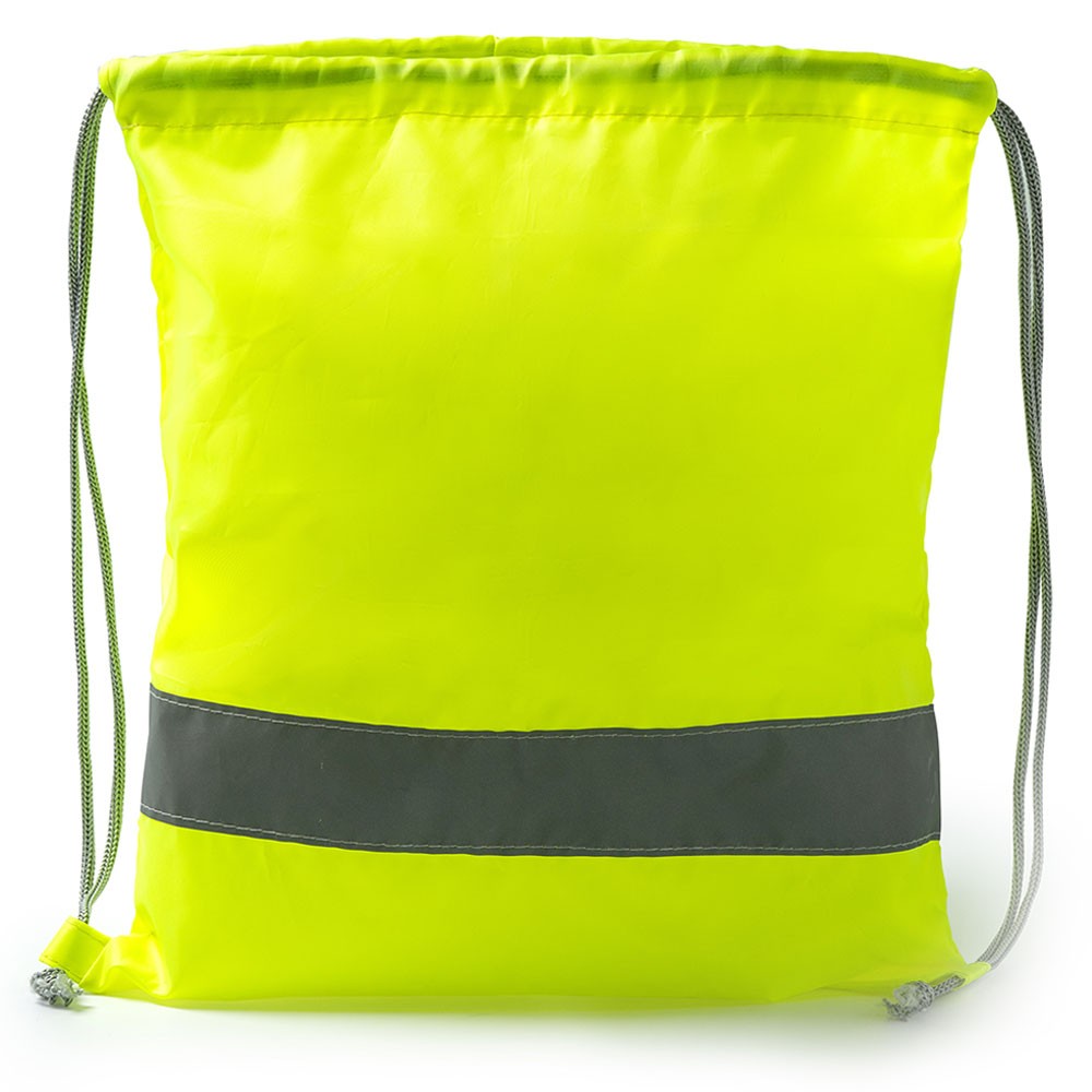 Reflective green backpack