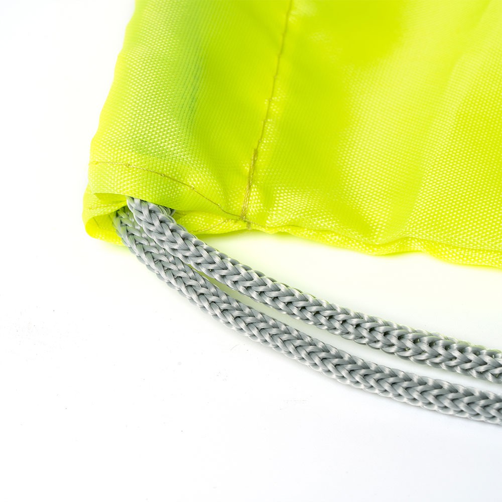 Reflective green backpack