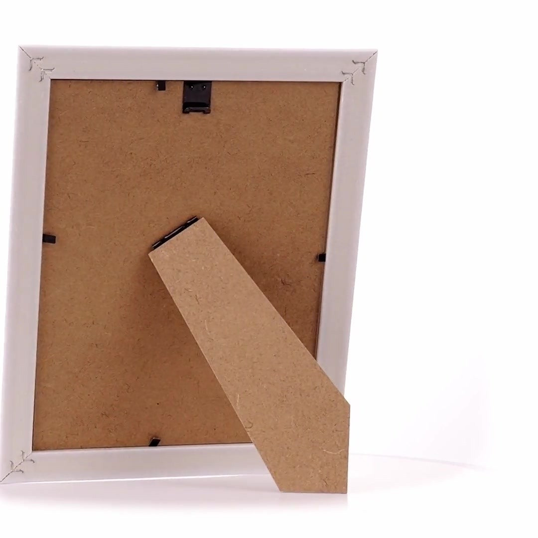 Merida white+gold photo frame A5