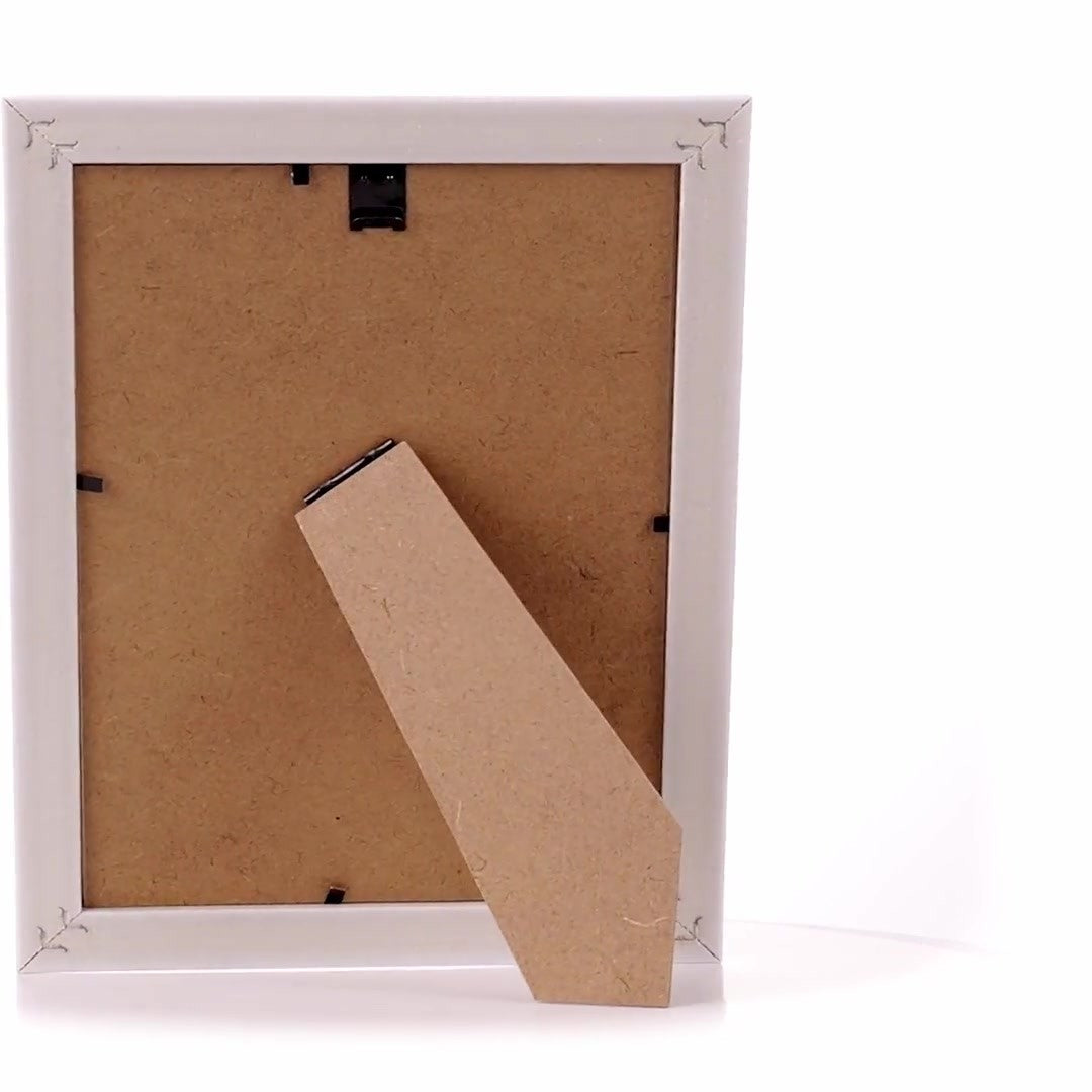 Merida white+gold photo frame A5