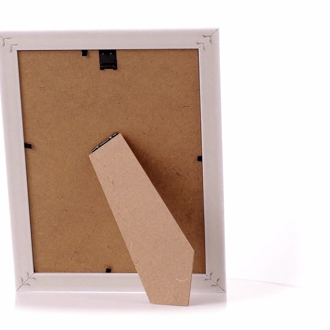 Merida white+gold photo frame A5