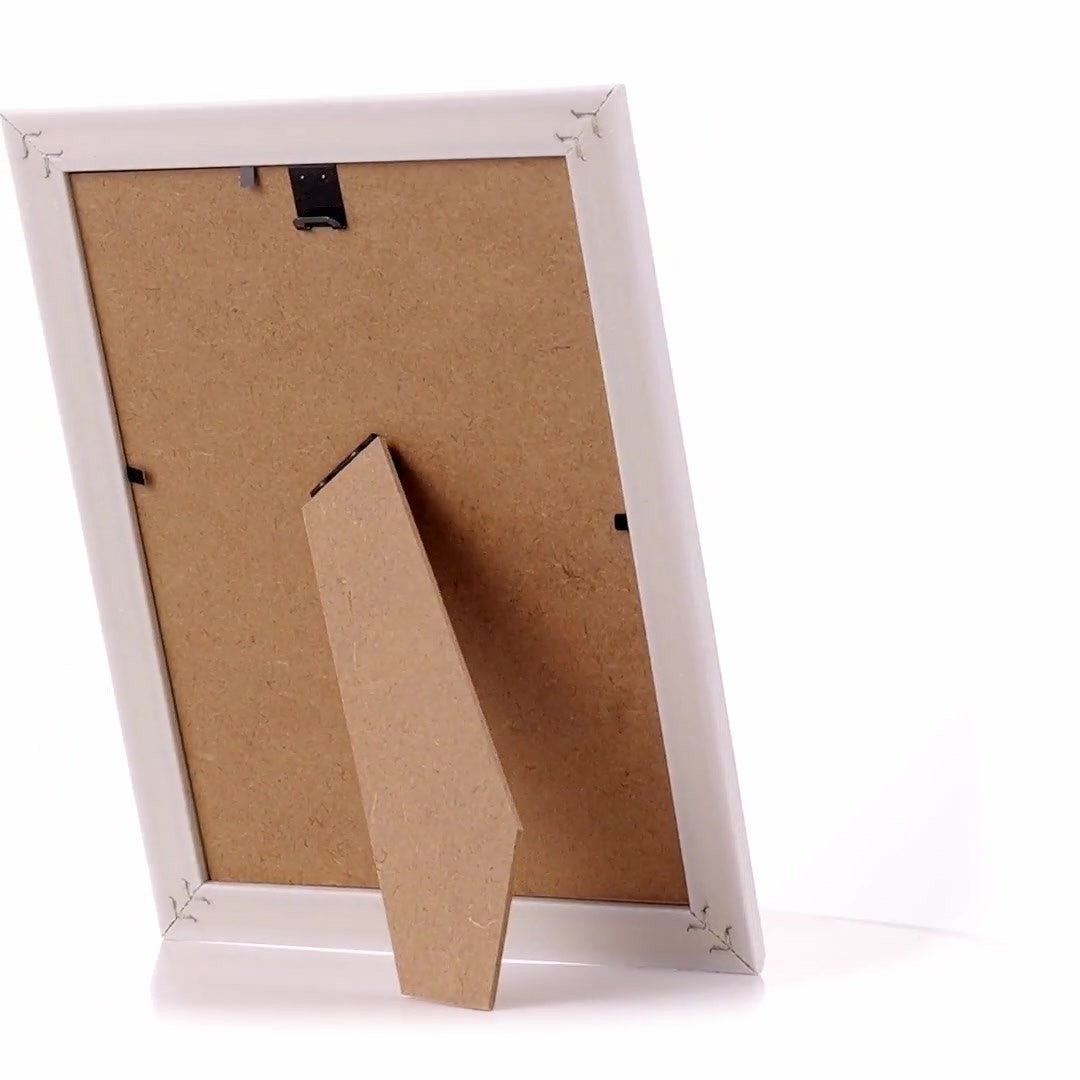 Merida white+gold photo frame A5