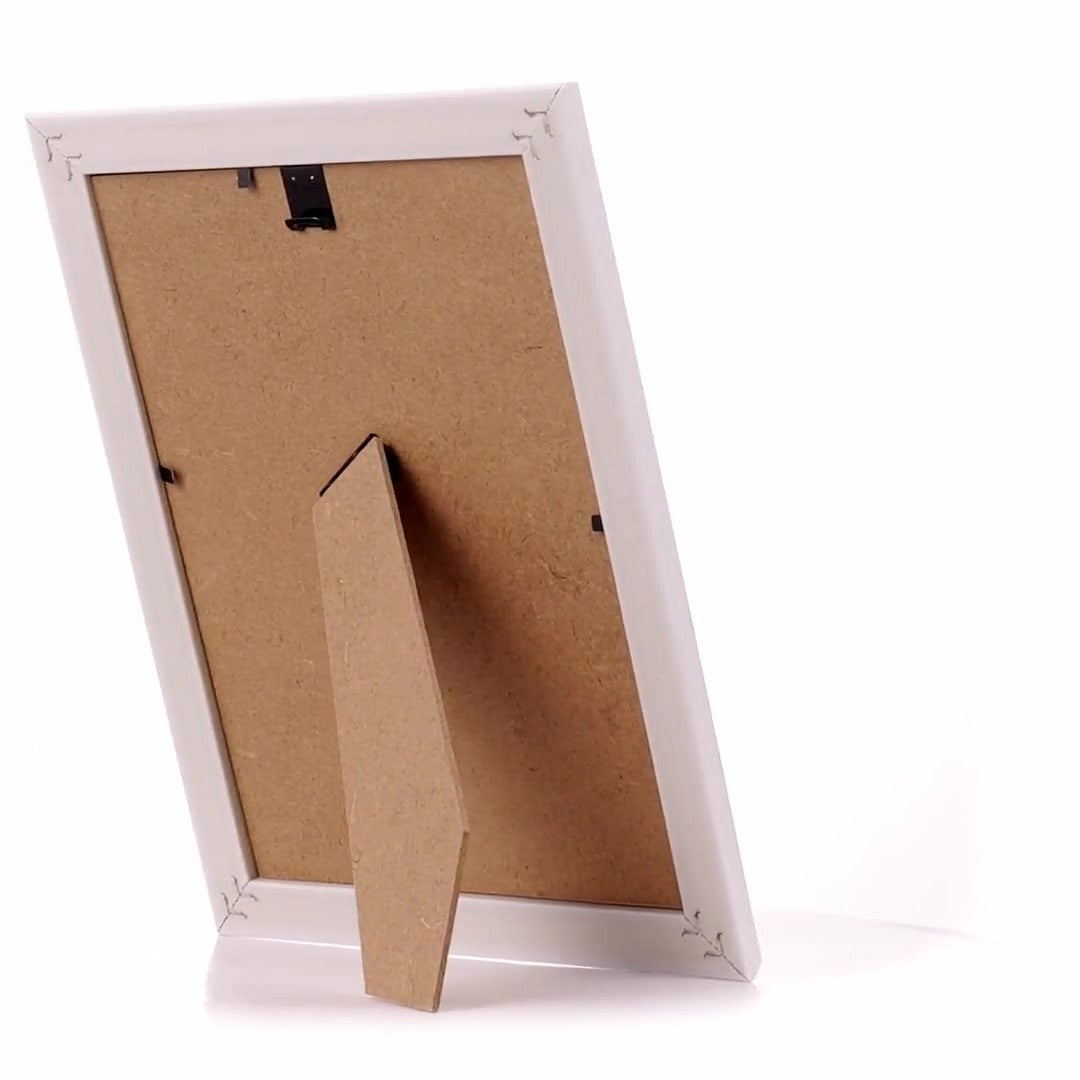 Merida white+gold photo frame A5