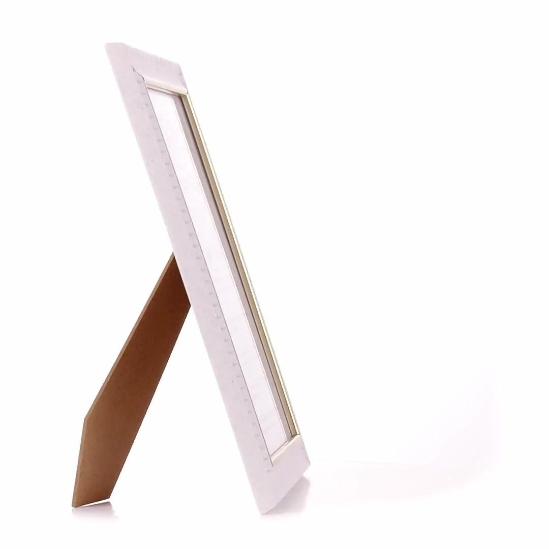 Merida white+gold photo frame A5
