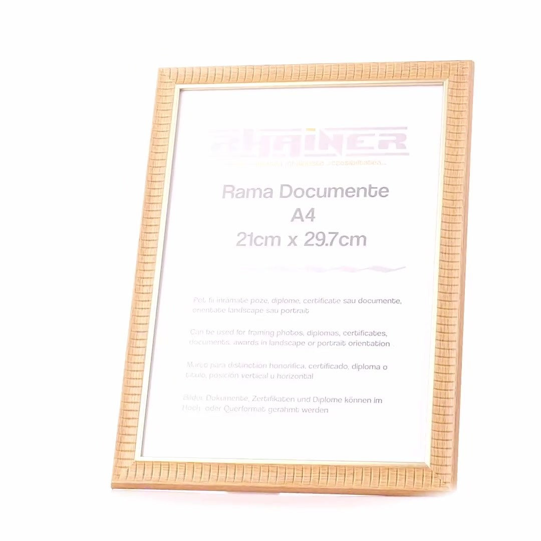 Merida cafe+gold photo frame A4