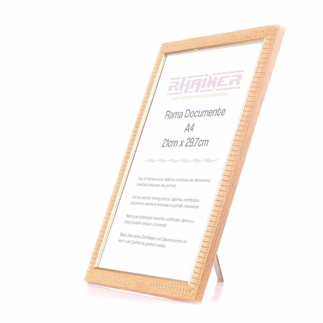 Merida cafe+gold photo frame A4