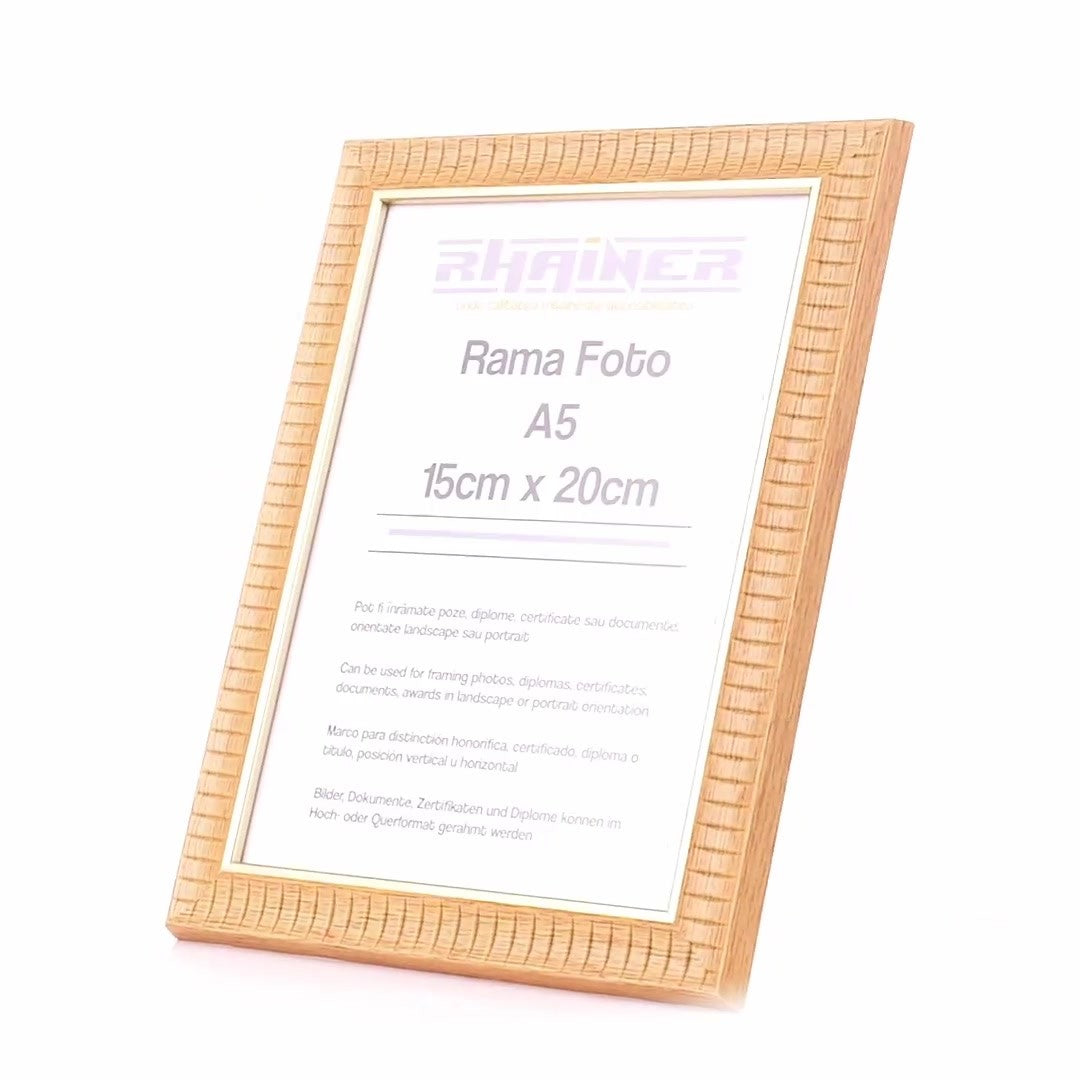 Merida cafe+gold photo frame A5
