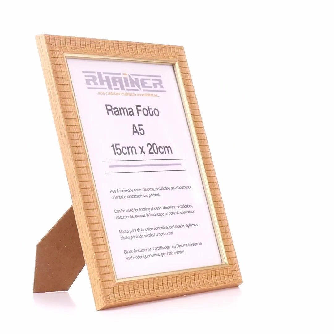 Merida cafe+gold photo frame A5
