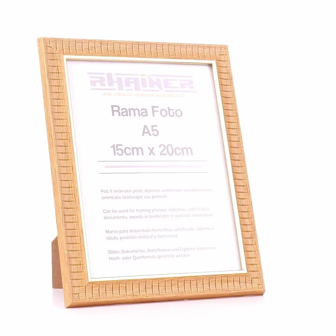 Merida cafe+gold photo frame A5