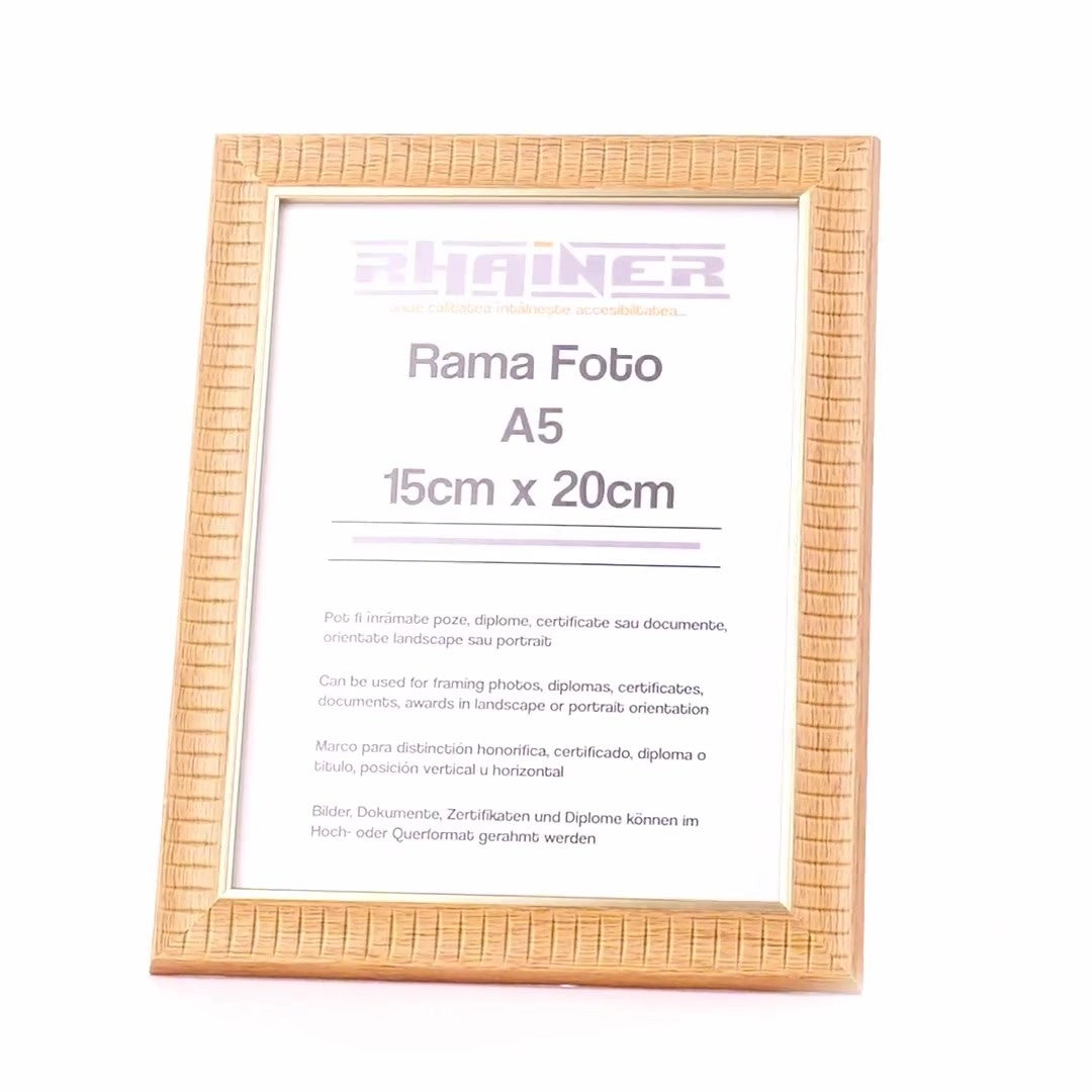 Merida cafe+gold photo frame A5
