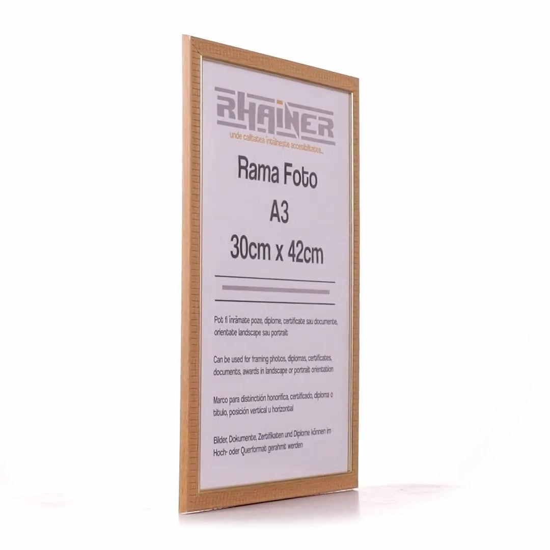 Merida cafe+gold photo frame A3