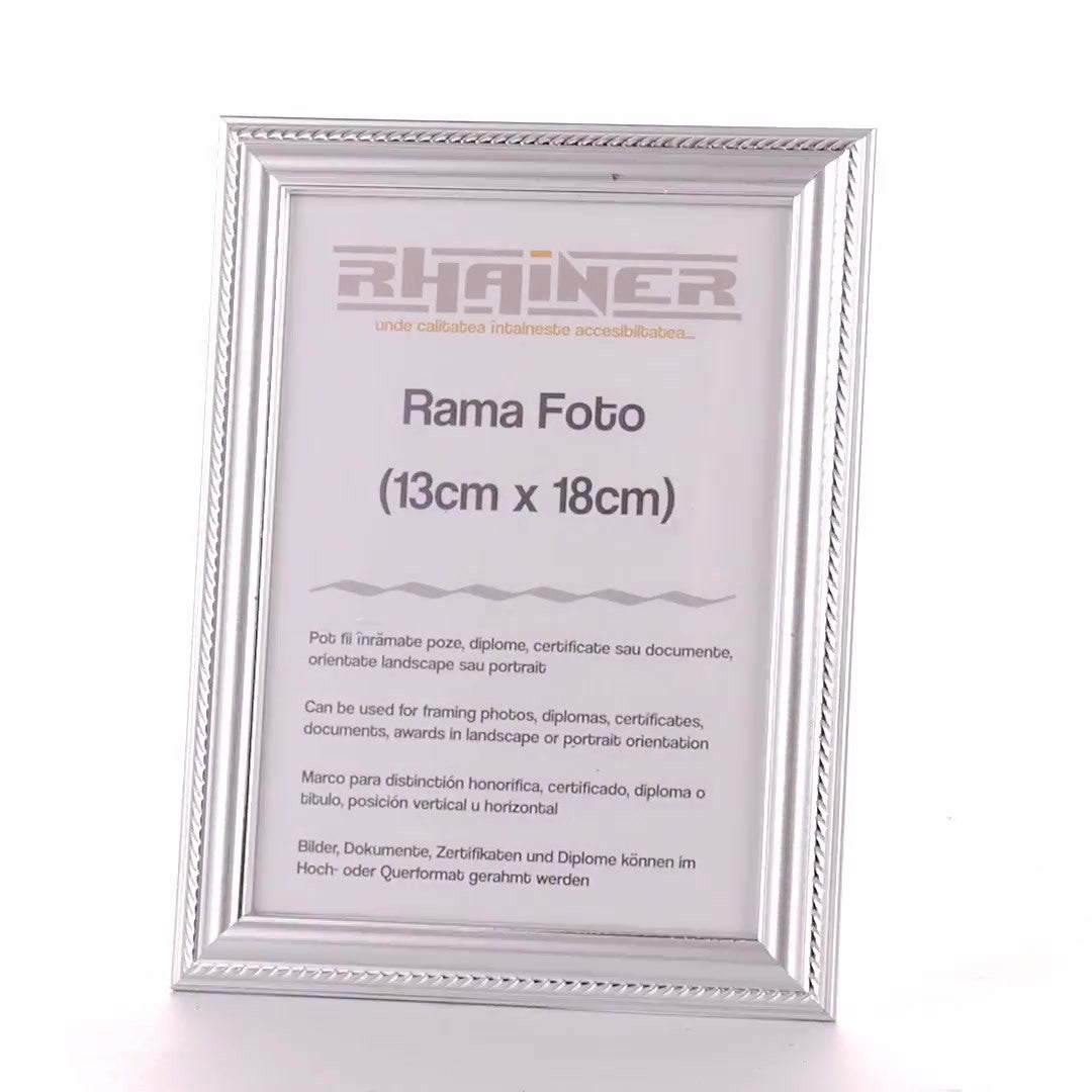 Rama foto Athos argintiu 13x18