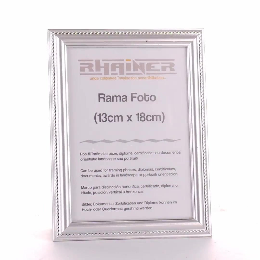Rama foto Athos argintiu 13x18
