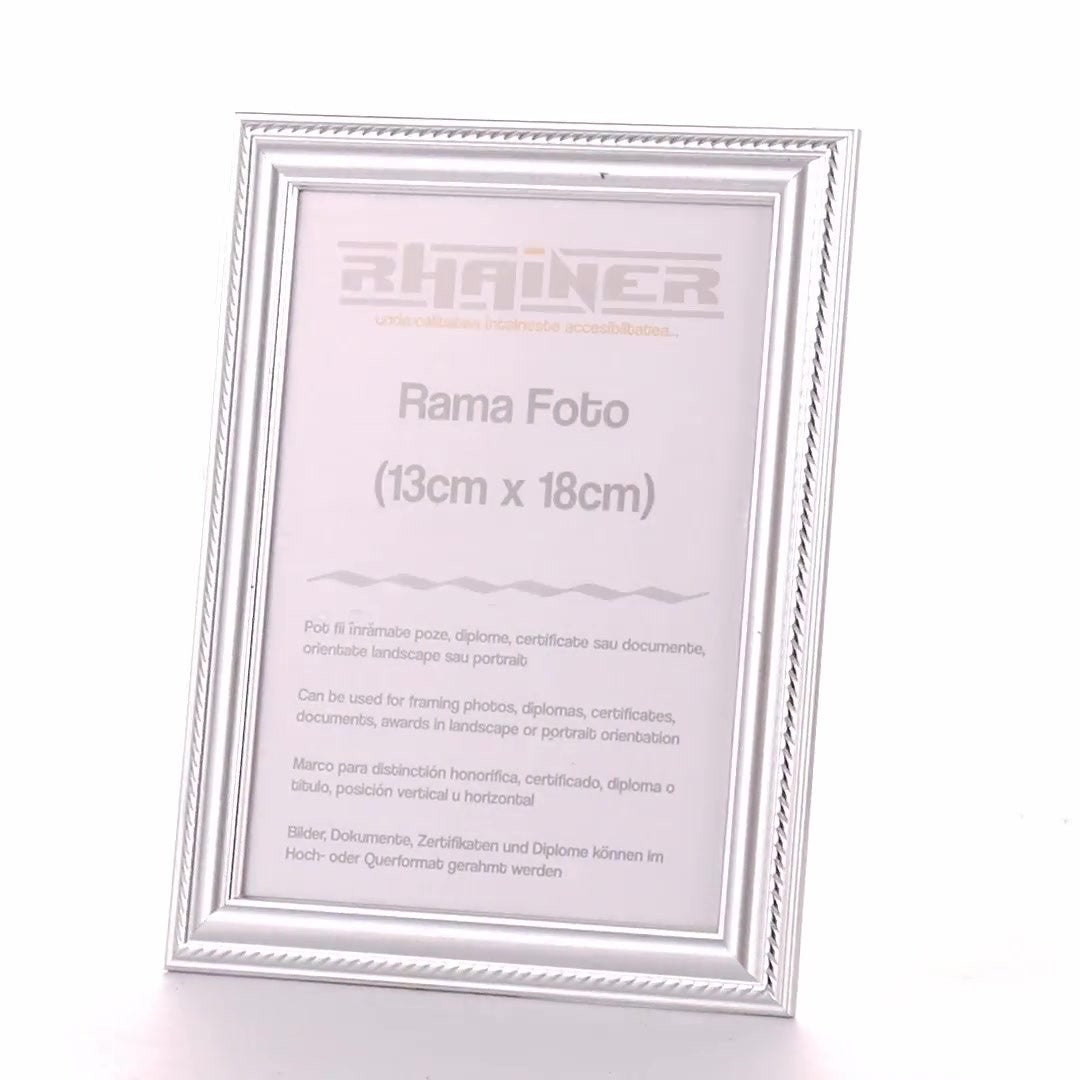 Rama foto Athos argintiu 13x18