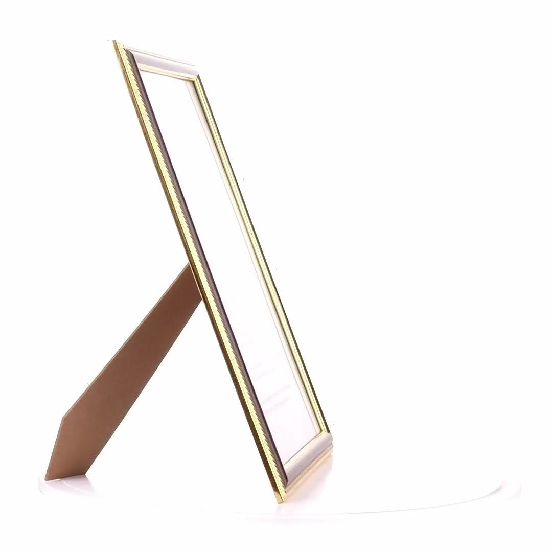 Athos brown+gold photo frame A4