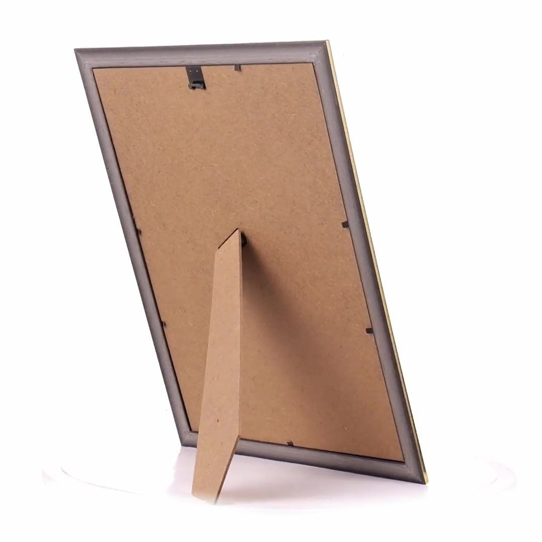 Athos brown+gold photo frame A4