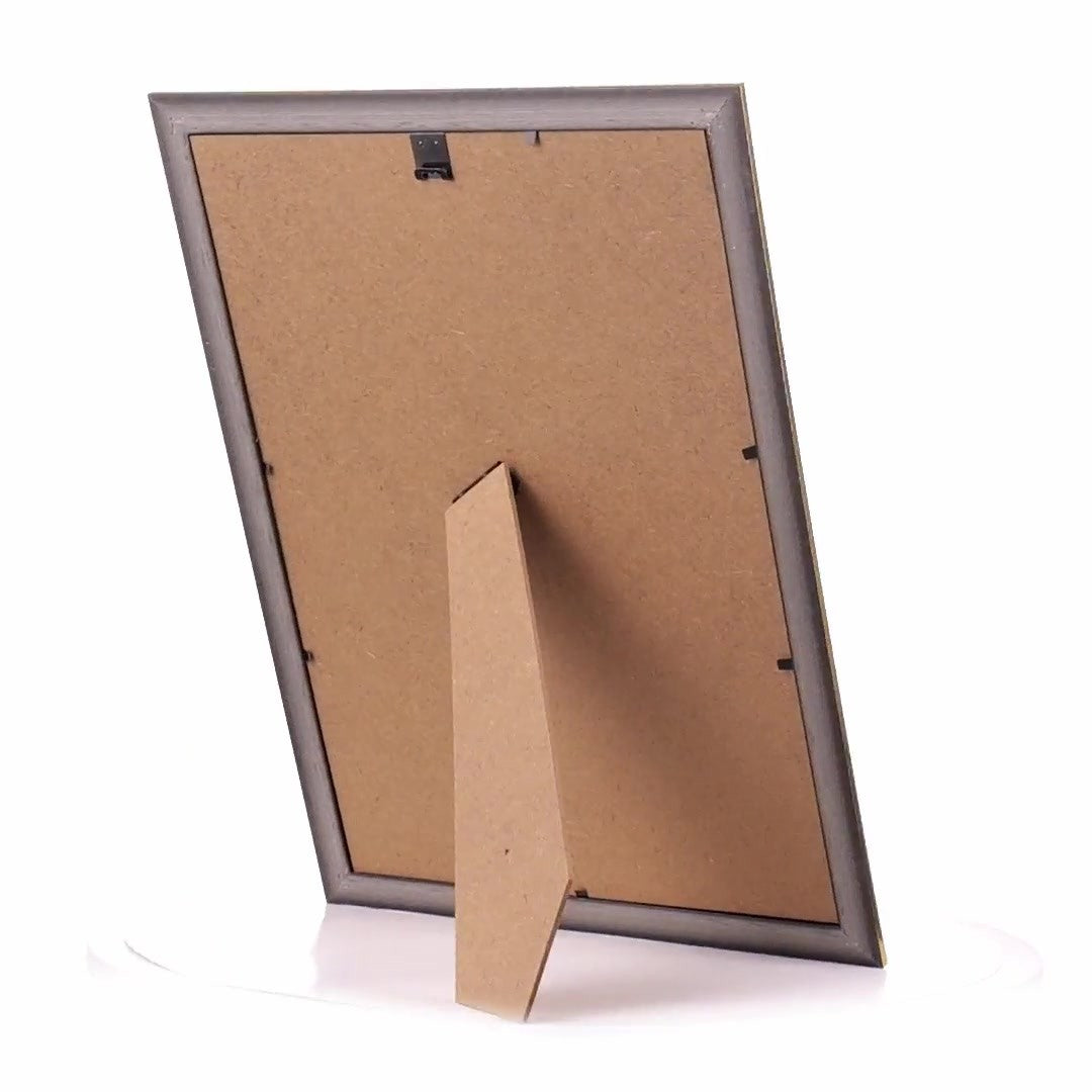 Athos brown+gold photo frame A4
