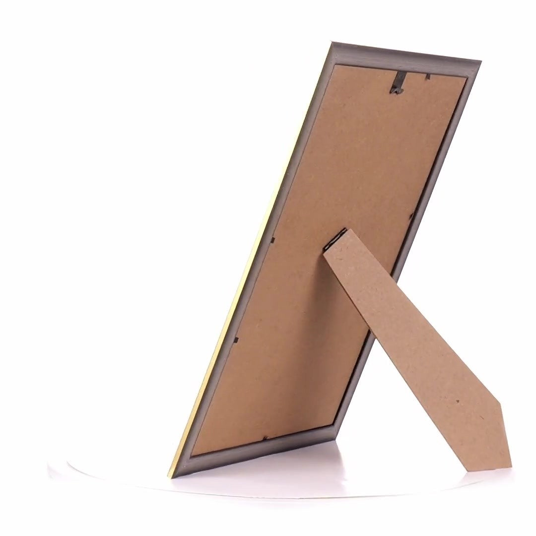 Athos brown+gold photo frame A4