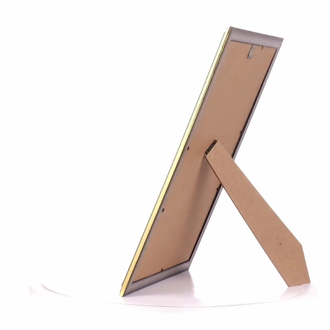Athos brown+gold photo frame A4