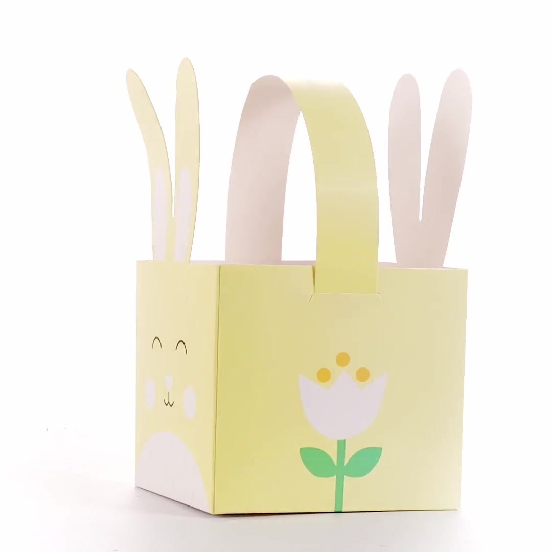 Easter Basket - Smiling Bunny