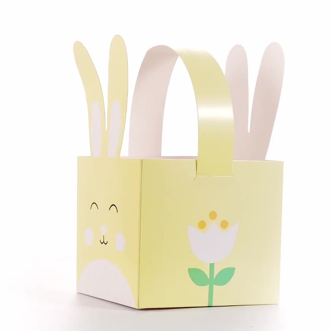 Easter Basket - Smiling Bunny