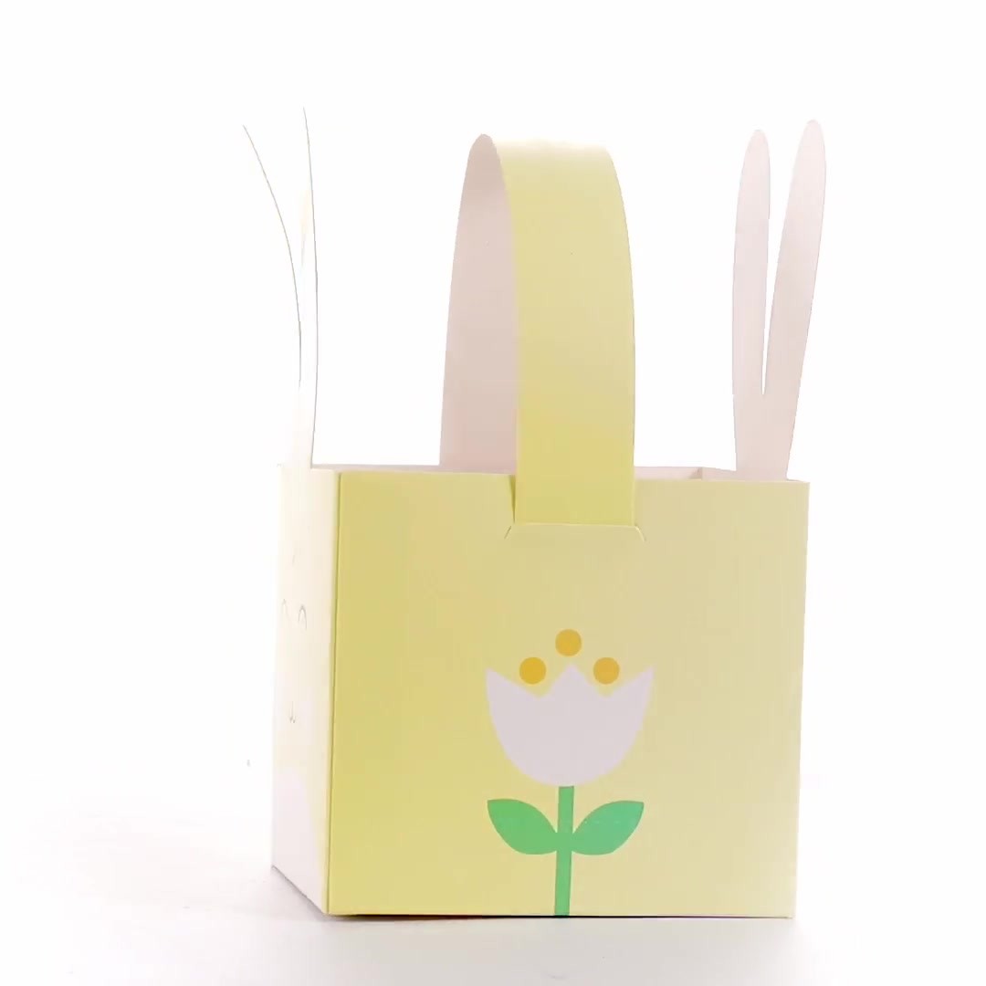Easter Basket - Smiling Bunny