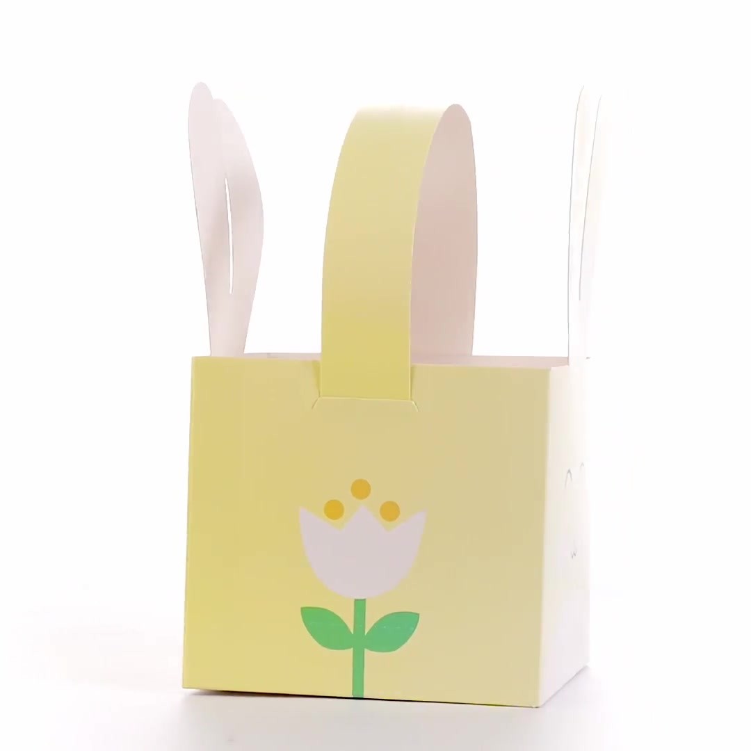 Easter Basket - Smiling Bunny