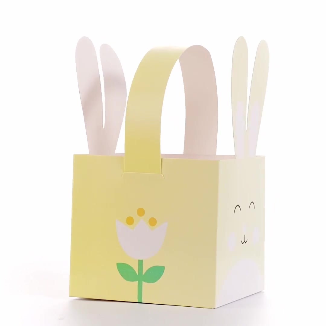 Easter Basket - Smiling Bunny