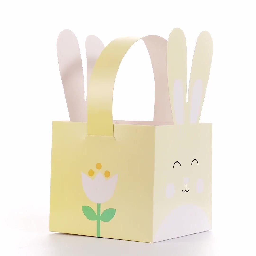 Easter Basket - Smiling Bunny