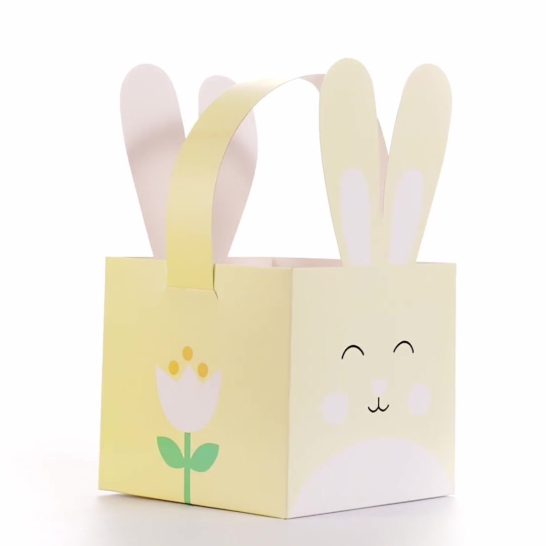 Easter Basket - Smiling Bunny