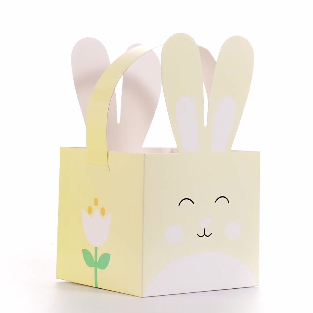Easter Basket - Smiling Bunny