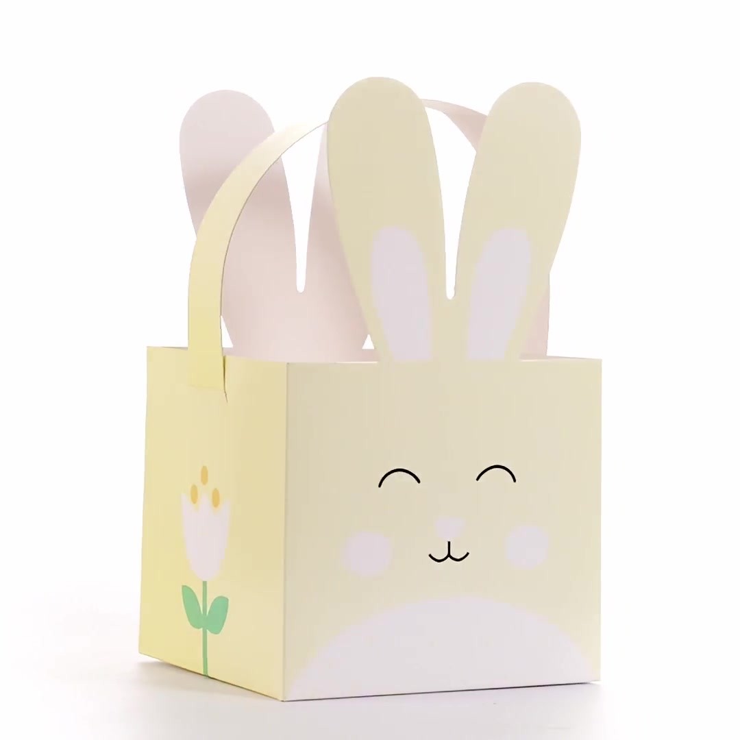 Easter Basket - Smiling Bunny
