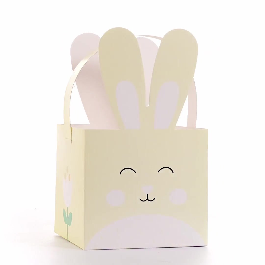 Easter Basket - Smiling Bunny
