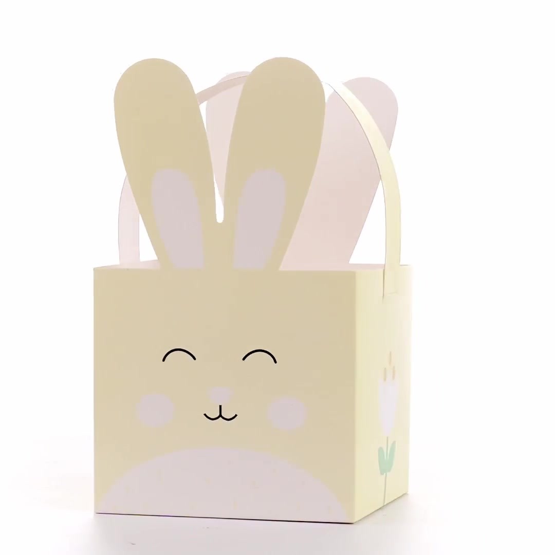 Easter Basket - Smiling Bunny