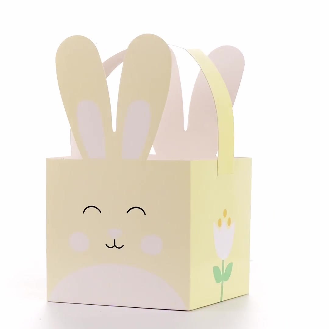 Easter Basket - Smiling Bunny