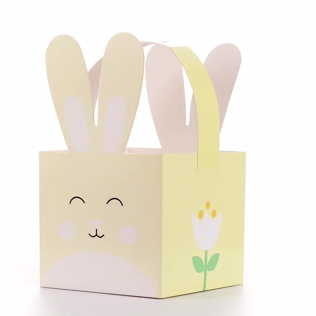 Easter Basket - Smiling Bunny