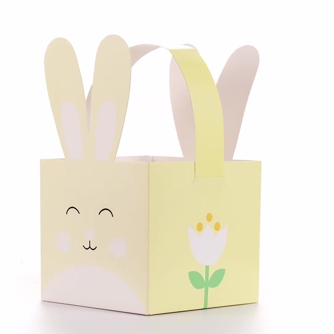 Easter Basket - Smiling Bunny