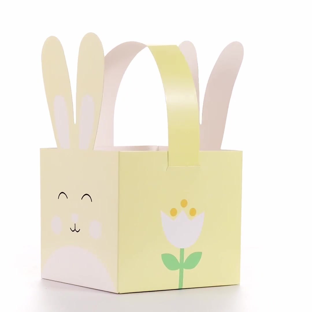 Easter Basket - Smiling Bunny